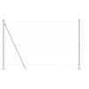 vidaXL Poteau de clôture. Argenté 50 x 1,6 m (maillage de 50 mm) Acier