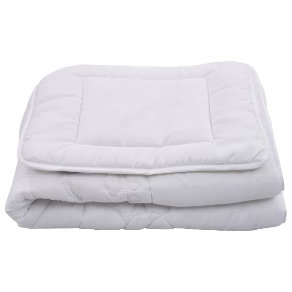vidaXL Jeu de couette pour enfants 3 pcs Blanc 120x150 cm/40x60 cm