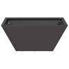 vidaXL Cache-pot de jardin 5 pcs Noir 35 x 35 x 15 cm