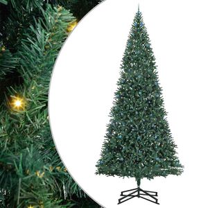 vidaXL Arbre de No&euml;l artificiel pr&eacute;-&eacute;clair&eacute; avec ensemble de boules