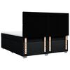 vidaXL Sommier &agrave; lattes de lit avec matelas Noir 180x200 cm Tissu
