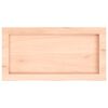 vidaXL &Eacute;tag&egrave;re murale 60x30x(2-6) cm bois de ch&ecirc;ne massif non trait&eacute;