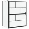 vidaXL &Eacute;cran de douche de bain Noir et Transparent 100 x 68 x 128 cm