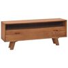 vidaXL Meuble TV 110x30x45 cm Bois de teck massif