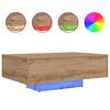 vidaXL Table basse Ch&ecirc;ne artisanal 85 x 55 x 31 cm Bois d'ing&eacute;nierie
