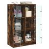 vidaXL Buffet haut avec portes ch&ecirc;ne fum&eacute; 68x37x109 cm bois ing&eacute;nierie