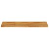 vidaXL Dessus de table &agrave; bord vivant 110x40x3,8cm bois massif manguier