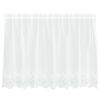 vidaXL Rideau en Dentelle Blanc 80 x 200 cm Polyester