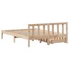 vidaXL Cadre de lit sans matelas 140x200 cm bois massif de pin