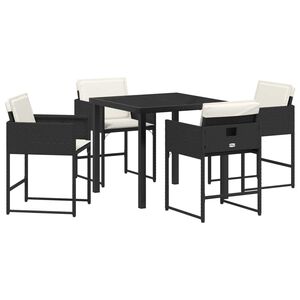 vidaXL Ensemble de salle &agrave; manger pour jardin 9 pcs Beige polyrotin