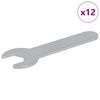 vidaXL Cl&eacute; 12 pi&egrave;ces Argent&eacute; 13 mm Fer