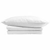 vidaXL Duvet d'&eacute;t&eacute; simple avec oreiller 2 pcs Blanc Plume de canard