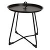 Bo-Camp Table d'appoint de camping Palmetto 45x44 cm Acier