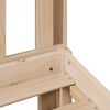vidaXL Lit bibliothèque sans matelas 75x190 cm bois de pin massif