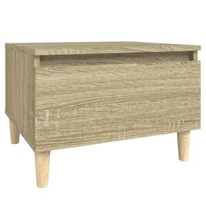 vidaXL Table d'appoint Ch&ecirc;ne sonoma 50x46x35 cm Bois d'ing&eacute;nierie