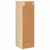 vidaXL Armoire suspendue avec stockage Ch&ecirc;ne Sonoma 30 x 29,5 x 100 cm