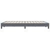 vidaXL Cadre de lit sans matelas gris fonc&eacute; 140x220 cm velours