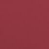 vidaXL Coussins de palette lot de 2 rouge bordeaux 50x50x7 cm