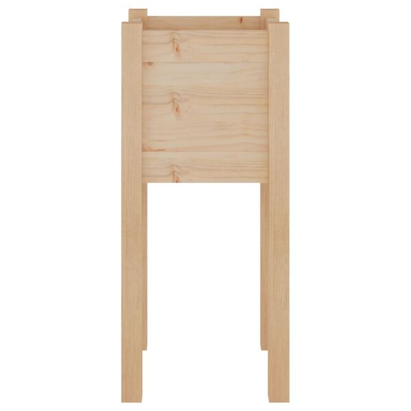 vidaXL Jardinière d'extérieur 31x31x70 cm bois de pin massif