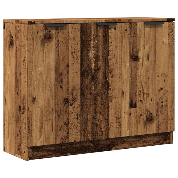 vidaXL Buffet vieux bois 90,5x30x70 cm bois d'ing&eacute;nierie