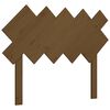 vidaXL T&ecirc;te de lit Marron miel 104x3x80,5 cm Bois massif de pin