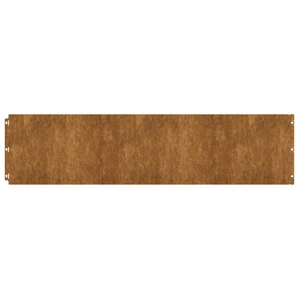 vidaXL Bordures de pelouse 20 pcs 25x103 cm acier patinable flexible