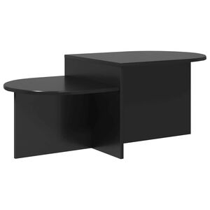 vidaXL Table basse Ch&ecirc;ne noir 100 x 50 x 40 cm Bois d'ing&eacute;nierie