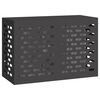 vidaXL Housse de climatiseur Noir 90 x 40 x 60 cm Acier