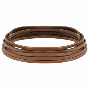 vidaXL Sangle en Cuir Marron 200 x 0,4 cm Cuir