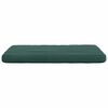 vidaXL Coussins de siège 4 pcs Vert foncé 40 x 40 x 3 cm Velours