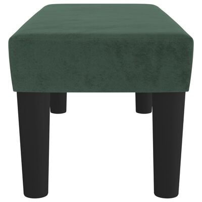 vidaXL Banc Vert foncé 70x30x30 cm Velours