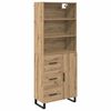 vidaXL Haut Armoire 2 pcs Ch&ecirc;ne artisanal 69,5 x 34 x 180 cm