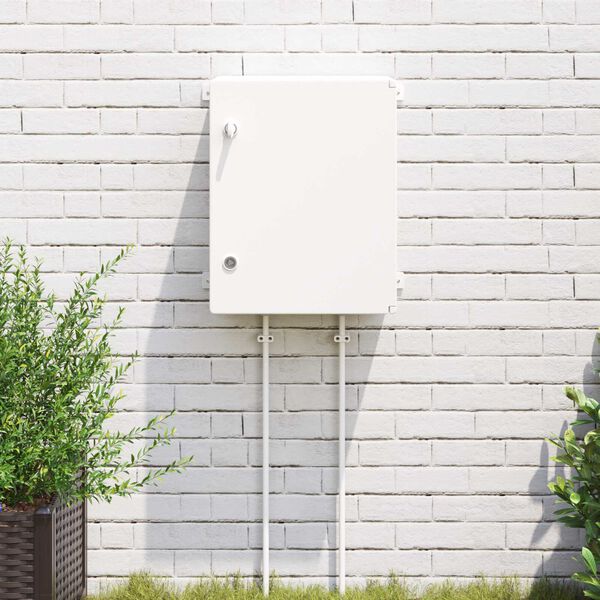 vidaXL Cabinet de Contr&ocirc;le Gris 40 x 24 x 50 cm Plastic ABS