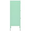 vidaXL Armoire de rangement Vert menthe 42,5x35x101,5 cm Acier