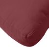 vidaXL Coussin de palette rouge bordeaux mélangé 60x60x9,5 cm tissu
