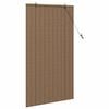 vidaXL Store enrouleur avec des rideaux Marron 80 x 160 cm Bambou