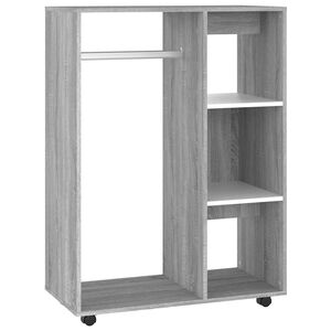 vidaXL Garde-robe Sonoma gris 80x40x110 cm Bois d'ing&eacute;nierie