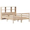 vidaXL Lit biblioth&egrave;que sans matelas 140x190 cm bois de pin massif