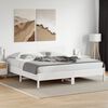 vidaXL T&ecirc;te de lit blanc 180 cm bois massif de pin