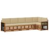 vidaXL Ensemble de canap&eacute;s d'ext&eacute;rieur 5 pc Naturel