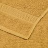 vidaXL Serviettes de sauna FROGN 2 pcs dor&eacute; 80x200 cm 360 g/m&sup2;