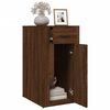 vidaXL Armoire de bureau Ch&ecirc;ne marron 40x49x75 cm Bois d'ing&eacute;nierie