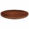 vidaXL Dessus de table &Oslash; 80x3,8 cm rond bois massif de r&eacute;cup&eacute;ration