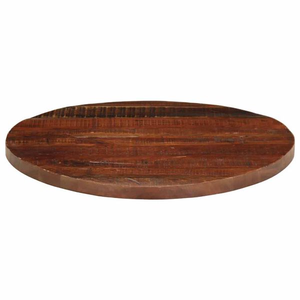 vidaXL Dessus de table &Oslash; 80x3,8 cm rond bois massif de r&eacute;cup&eacute;ration