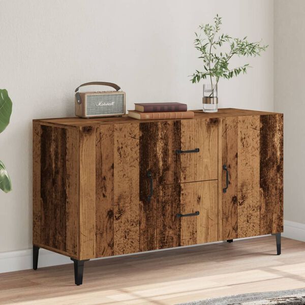 vidaXL Buffet vieux bois 100x36x60 cm bois d'ingénierie