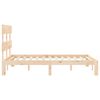 vidaXL Cadre de lit sans matelas 140x190 cm bois de pin massif