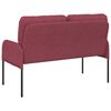 vidaXL Canap&eacute;s avec coussin 110cm Bordeaux Contreplaqu&eacute;