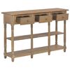 vidaXL Table console 110x30x76 cm bois d'ingénierie