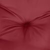 vidaXL Coussin de palette rouge bordeaux 120x40x12 cm tissu