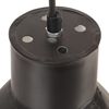 vidaXL Lampe suspendue 25 W Noir Rond 17 cm E27